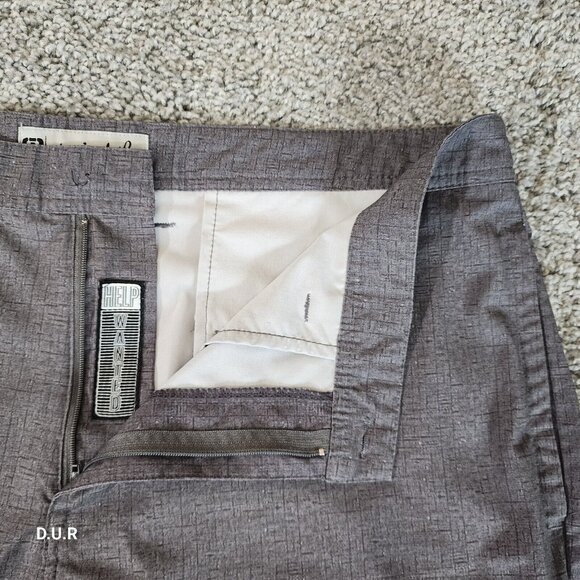 Travis Mathew Golf Shorts Mens 36X10 Gray Flat Front Lightweight Stretch‎ Casual - Picture 2 of 11